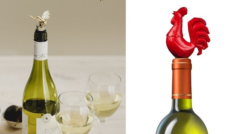 I zátky na víno mohou mít hravý a nápaditý design, který pobaví